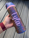 24oz Full rhinestone Owala with name