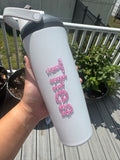 Name on an Owala Tumbler