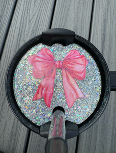 30/20 oz Pink Bow Topper