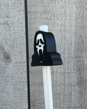 Ghost Face Straw Topper