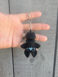 Blue Eyes Bat Keychain